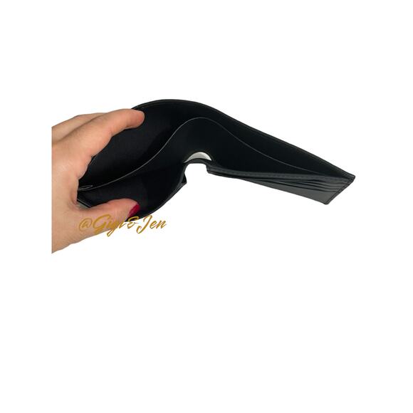 Disney X Coach Wallet With Holiday Print Black New - Picture 5 of 10